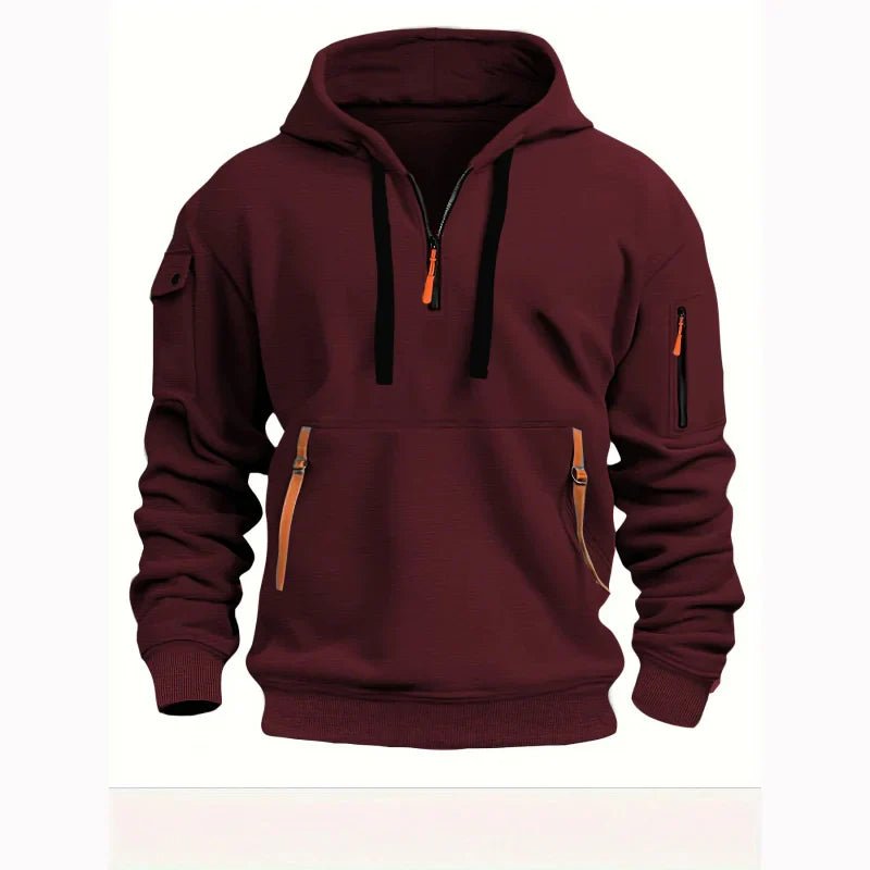 The Southern Atelier - Full - Zip Fleece - Lined Hoodie with Reinforced Front Pocket for Everyday Warmth - The Southern AtelierSKU_1778870183050_873