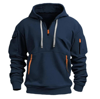 The Southern Atelier - Full - Zip Fleece - Lined Hoodie with Reinforced Front Pocket for Everyday Warmth - The Southern AtelierSKU_1778870183050_926