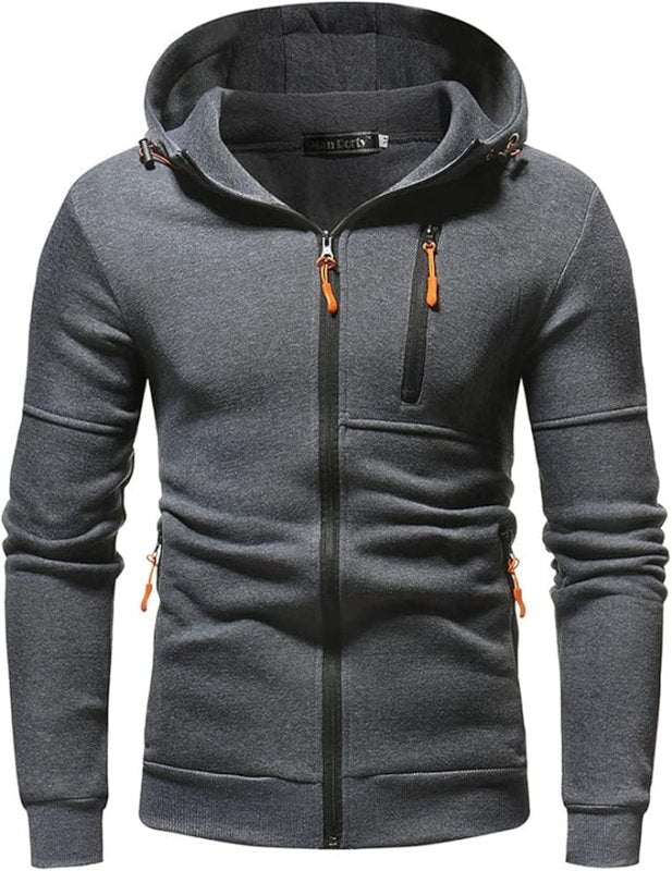The Southern Atelier - Full - Zip Hoodie with Fleece Lining and Pockets for Workouts and Everyday Wear - The Southern AtelierSKU_1778870212778_453