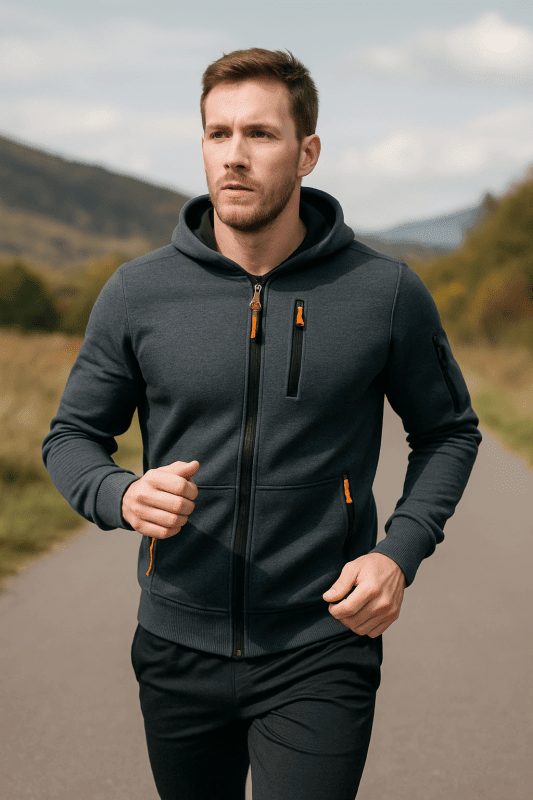 The Southern Atelier - Full - Zip Hoodie with Fleece Lining and Pockets for Workouts and Everyday Wear - The Southern AtelierSKU_1778870212778_453
