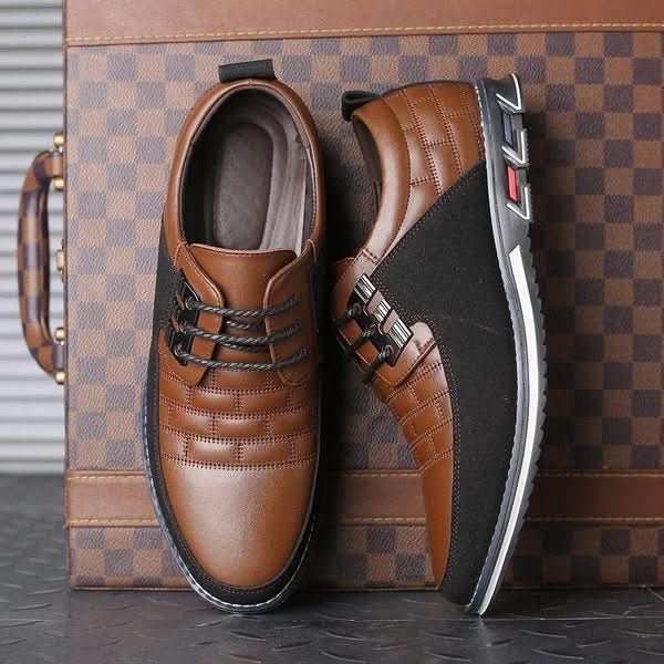 The Southern Atelier - Gandolfini Lace-Up Driving Shoes in Soft PU Leather with Slip-Resistant Sole - The Southern AtelierSKU_1784316888540_60