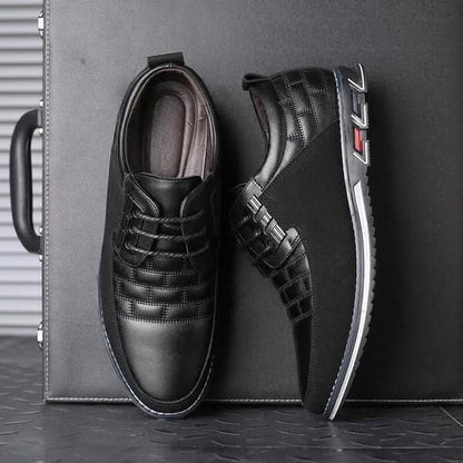 The Southern Atelier - Gandolfini Lace-Up Driving Shoes in Soft PU Leather with Slip-Resistant Sole - The Southern AtelierSKU_1784316888540_60