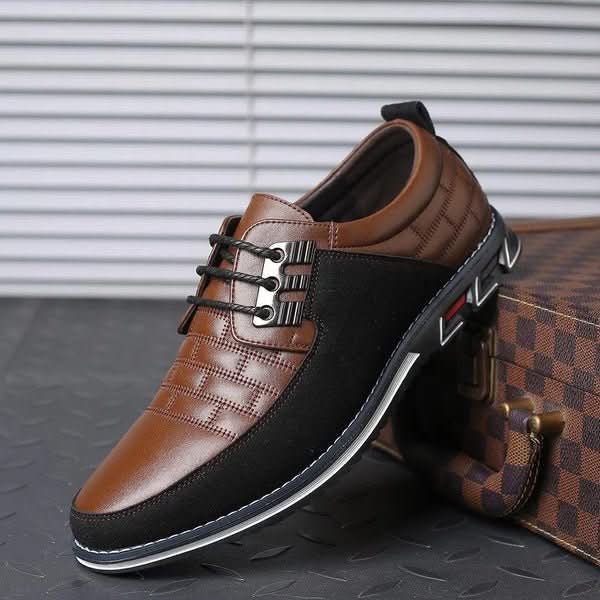 The Southern Atelier - Gandolfini Lace-Up Driving Shoes in Soft PU Leather with Slip-Resistant Sole - The Southern AtelierSKU_1784316888540_60
