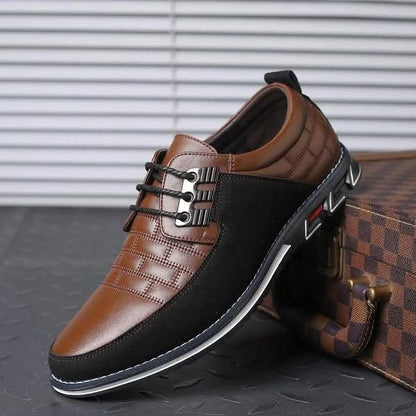 The Southern Atelier - Gandolfini Lace-Up Driving Shoes in Soft PU Leather with Slip-Resistant Sole - The Southern AtelierSKU_1784316888540_60