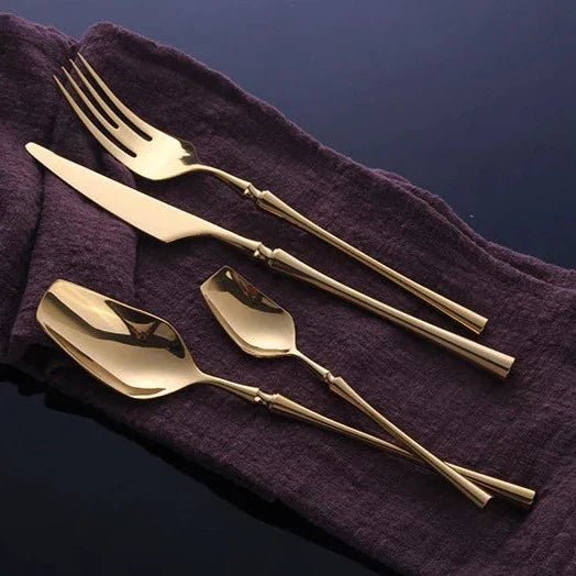 The Southern Atelier – Golden Aerosteel Luxury Stainless - Steel Cutlery Set for Refined Dining - The Southern AtelierSKU_1758918588307_857
