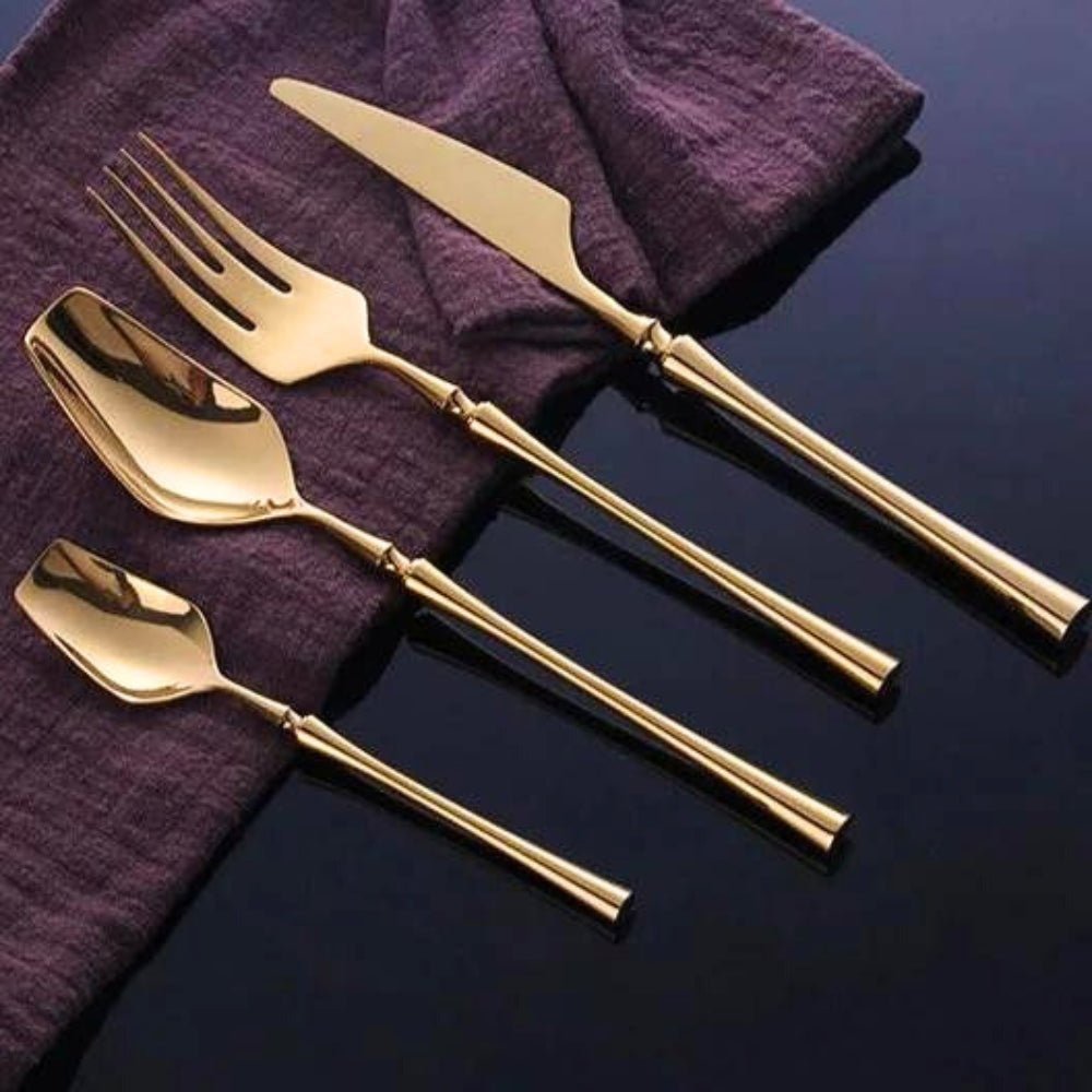 The Southern Atelier – Golden Aerosteel Luxury Stainless - Steel Cutlery Set for Refined Dining - The Southern AtelierSKU_1758918588307_857