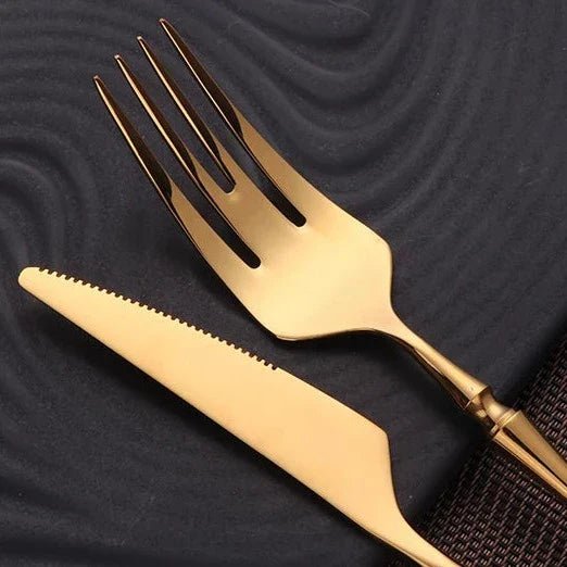 The Southern Atelier – Golden Aerosteel Luxury Stainless - Steel Cutlery Set for Refined Dining - The Southern AtelierSKU_1758918588307_857