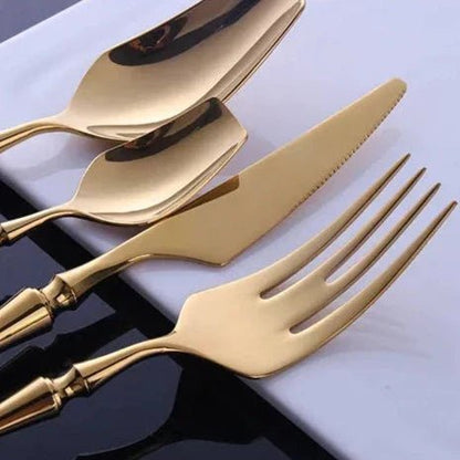 The Southern Atelier – Golden Aerosteel Luxury Stainless - Steel Cutlery Set for Refined Dining - The Southern AtelierSKU_1758918588307_857