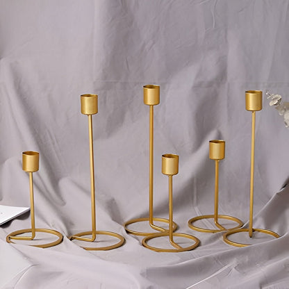 The Southern Atelier – Golden Romantic Candle Holders - The Southern AtelierSKU_1755202226518_861