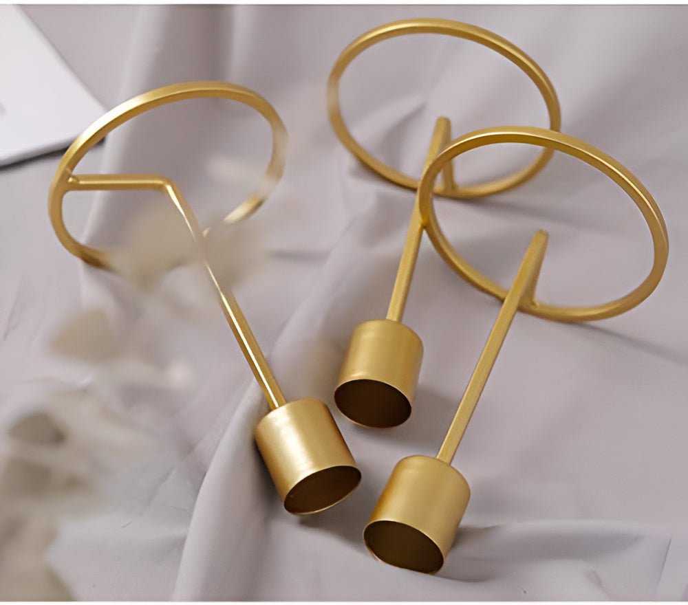 The Southern Atelier – Golden Romantic Candle Holders - The Southern AtelierSKU_1755202226518_861