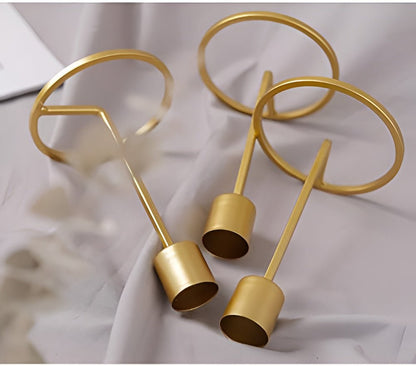 The Southern Atelier – Golden Romantic Candle Holders - The Southern AtelierSKU_1755202226518_861