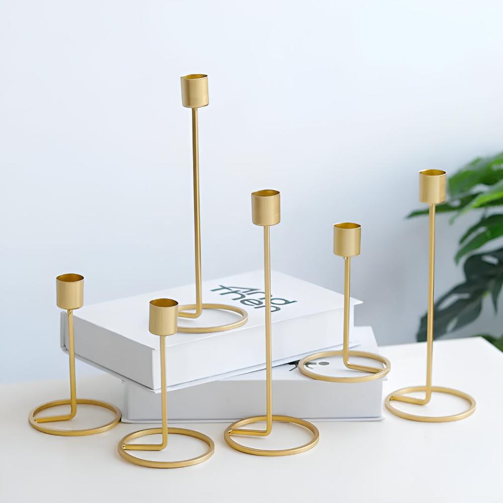 The Southern Atelier – Golden Romantic Candle Holders - The Southern AtelierSKU_1755202226518_861