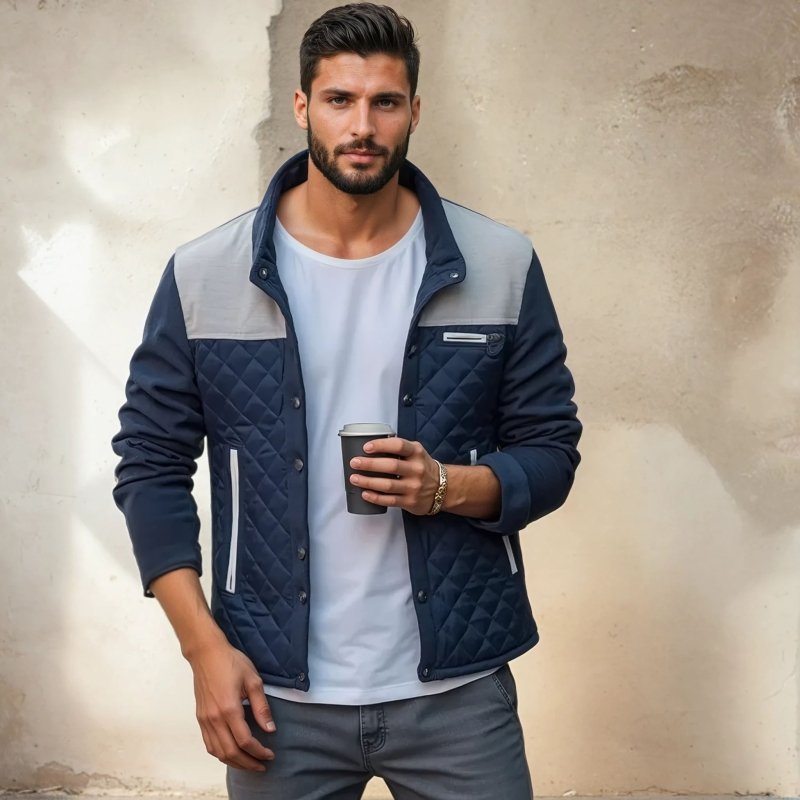 The Southern Atelier - Goodwood Men's Faux Leather Jacket with Cotton Lining for Everyday Wear - The Southern AtelierSKU_1778870090516_778
