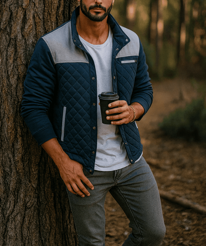 The Southern Atelier - Goodwood Men's Faux Leather Jacket with Cotton Lining for Everyday Wear - The Southern AtelierSKU_1778870090516_778