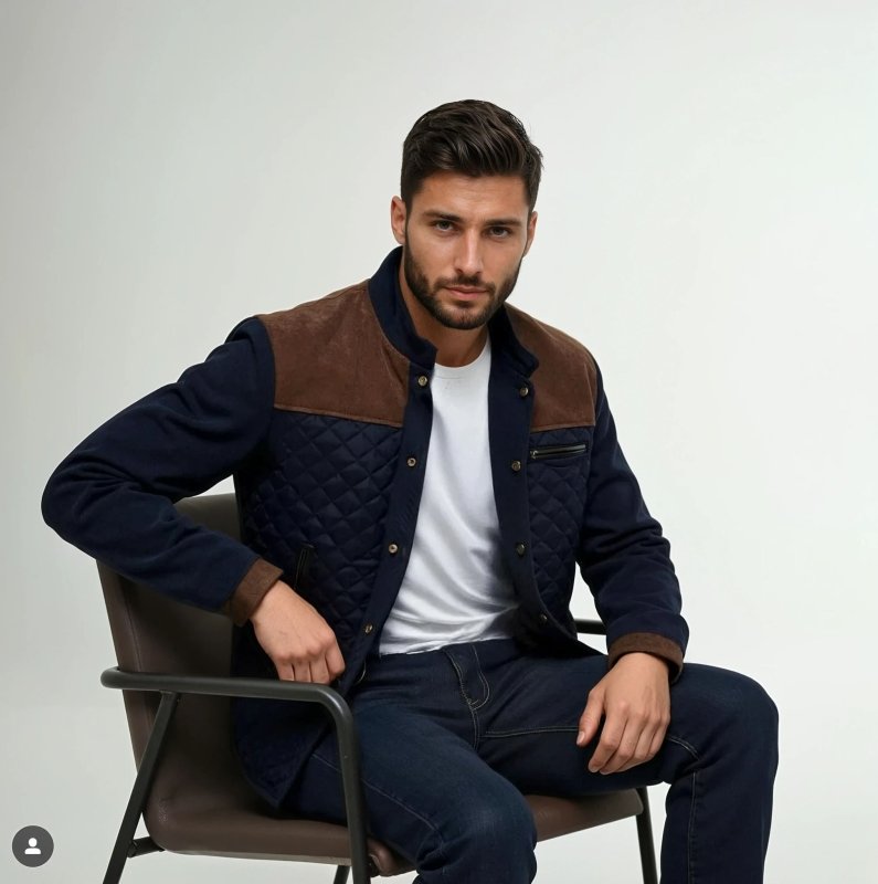The Southern Atelier - Goodwood Men's Faux Leather Jacket with Cotton Lining for Everyday Wear - The Southern AtelierSKU_1778870090516_778