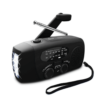 The Southern Atelier - Hand Crank and Solar Emergency Radio with LED Flashlight and Phone Charger for Power Outages - The Southern AtelierSKU_1786566409034_226