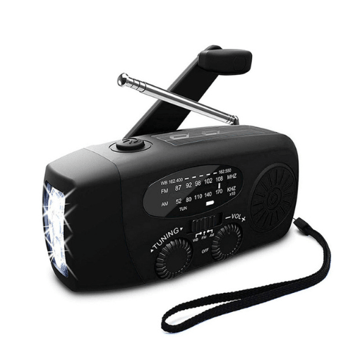 The Southern Atelier - Hand Crank and Solar Emergency Radio with LED Flashlight and Phone Charger for Power Outages - The Southern AtelierSKU_1786566409034_226