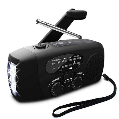 The Southern Atelier - Hand Crank and Solar Emergency Radio with LED Flashlight and Phone Charger for Power Outages - The Southern AtelierSKU_1786566409034_335