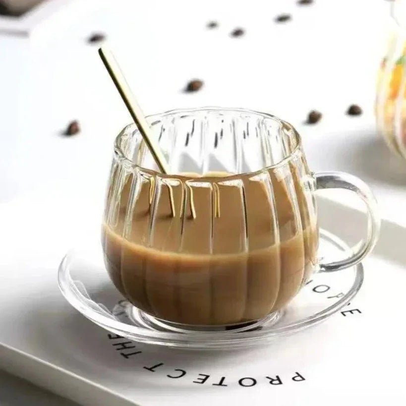 The Southern Atelier – Handcrafted Ruffle Glass Mugs for Hot & Cold Beverages - The Southern AtelierSKU_1758918592691_331