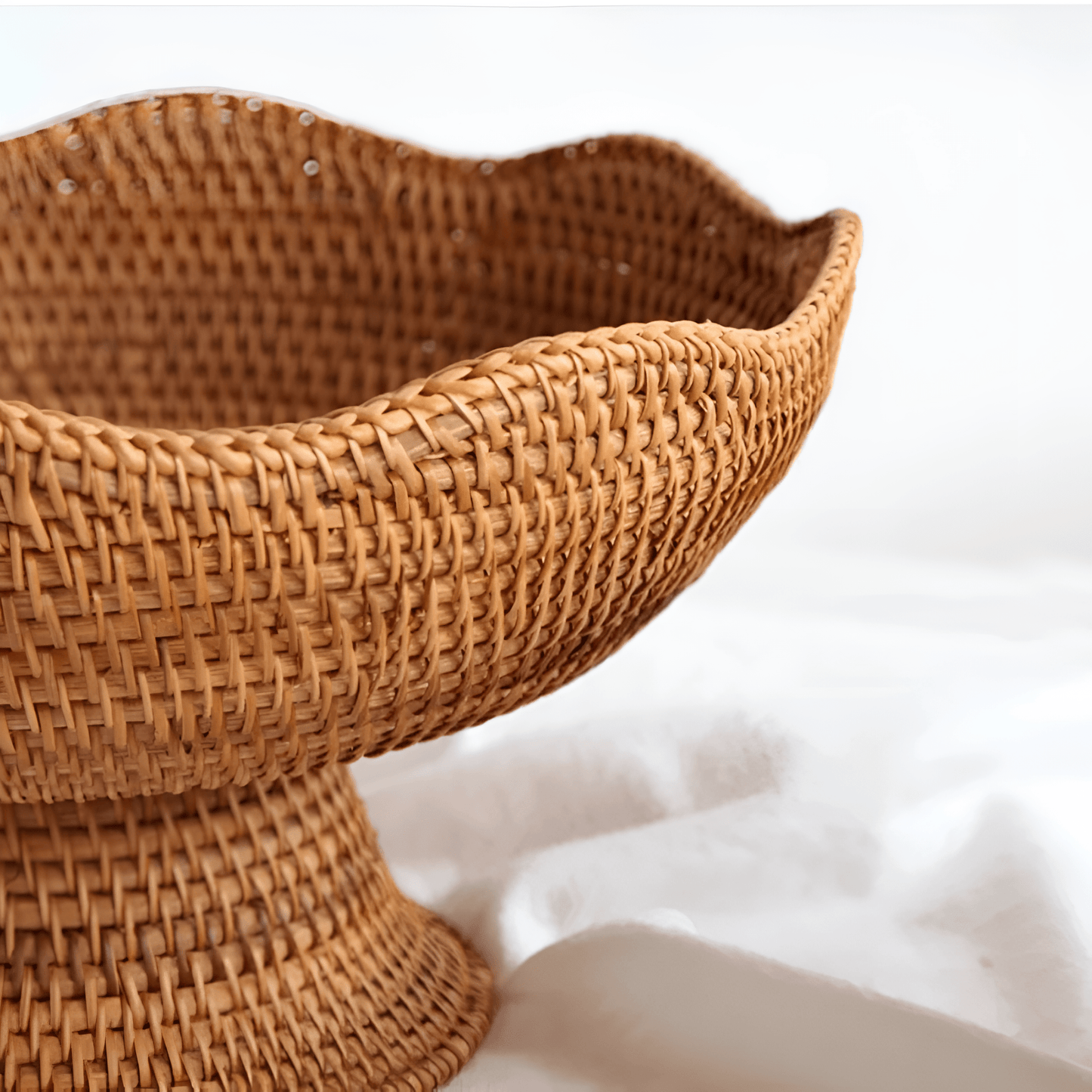 The Southern Atelier – Handwoven Rattan Fruit Basket - The Southern AtelierSKU_1754935927577_622