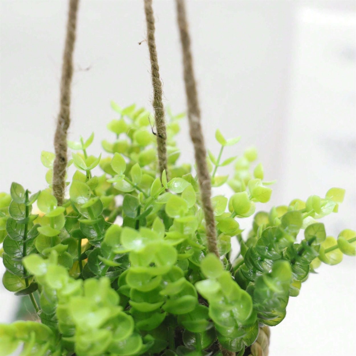 The Southern Atelier – Hanging Faux Plant in Woven Basket - The Southern AtelierSKU_1755202308713_381