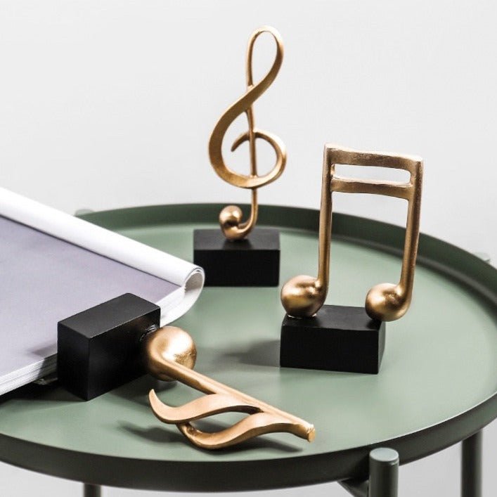 The Southern Atelier – Harmonious Musical Note Resin Sculptures for Artistic Home Décor - The Southern AtelierSKU_1758918527102_0