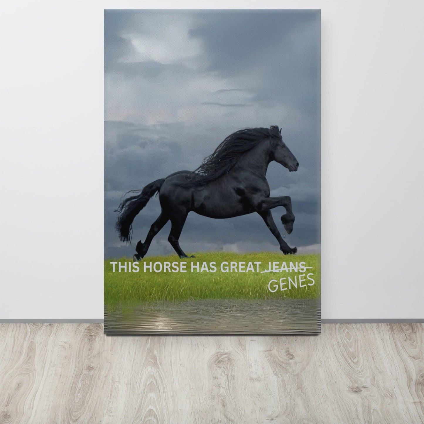 The Southern Atelier – Horse Genes Canvas Wall Art - The Southern AtelierSKU_1754143389657_265