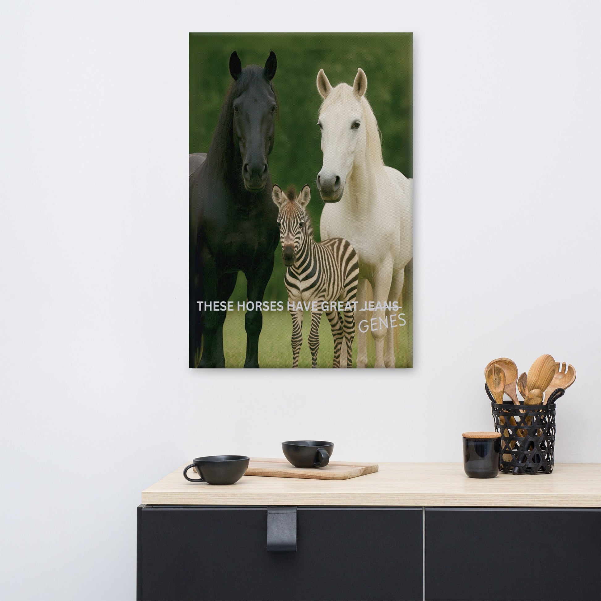 The Southern Atelier – Horse Genes Canvas Wall Art - The Southern AtelierSKU_1754143389657_265