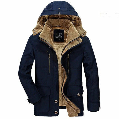 The Southern Atelier - Insulated Fleece - Lined Jacket with Detachable Hood for Cold Weather - The Southern AtelierSKU_1778870253407_175