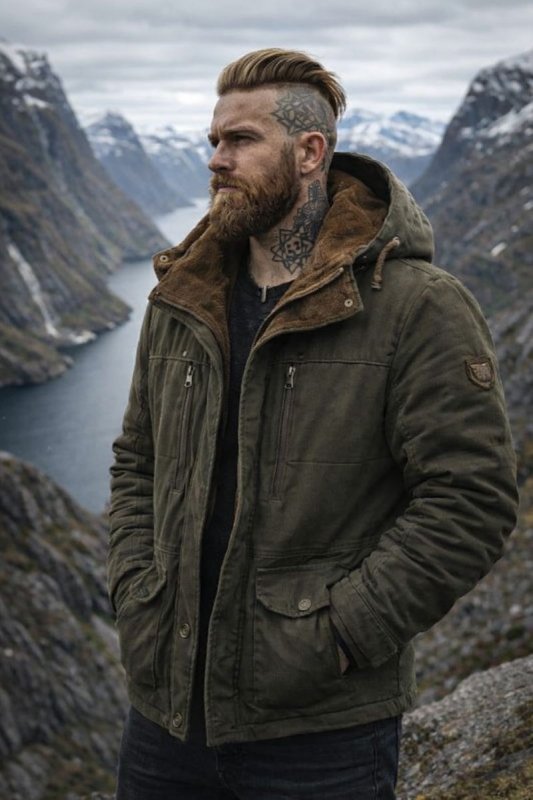 The Southern Atelier - Insulated Fleece - Lined Jacket with Detachable Hood for Cold Weather - The Southern AtelierSKU_1778870253407_96