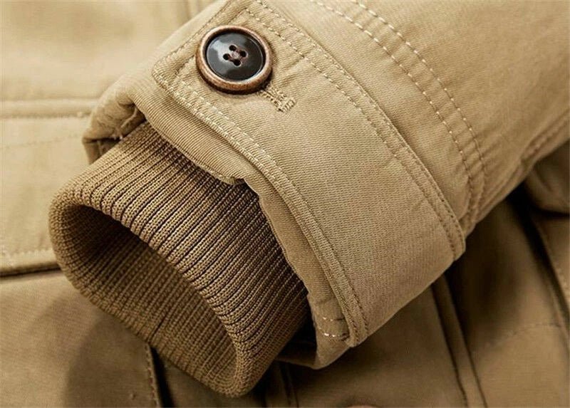 The Southern Atelier - Insulated Fleece - Lined Jacket with Detachable Hood for Cold Weather - The Southern AtelierSKU_1778870253407_96