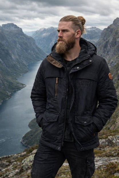 The Southern Atelier - Insulated Fleece - Lined Jacket with Detachable Hood for Cold Weather - The Southern AtelierSKU_1778870253407_96