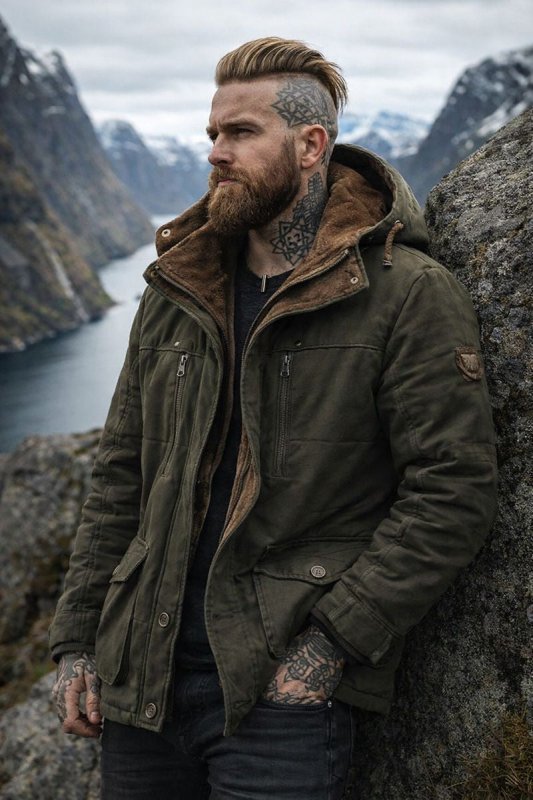 The Southern Atelier - Insulated Fleece - Lined Jacket with Detachable Hood for Cold Weather - The Southern AtelierSKU_1778870253407_96