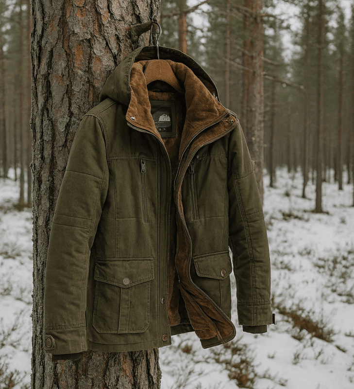 The Southern Atelier - Insulated Fleece - Lined Jacket with Detachable Hood for Cold Weather - The Southern AtelierSKU_1778870253407_96