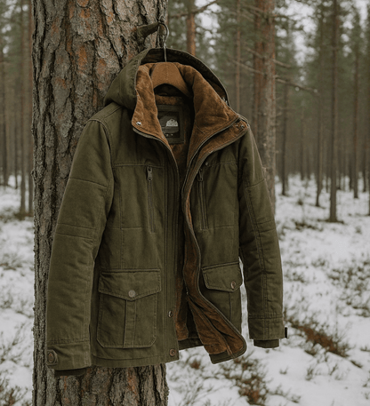 The Southern Atelier - Insulated Fleece - Lined Jacket with Detachable Hood for Cold Weather - The Southern AtelierSKU_1778870253407_96