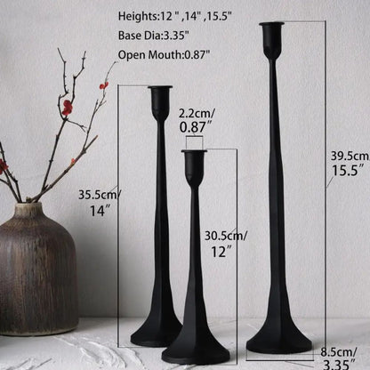 The Southern Atelier – Iron Taper Candle Holders - The Southern AtelierSKU_1754935825342_394