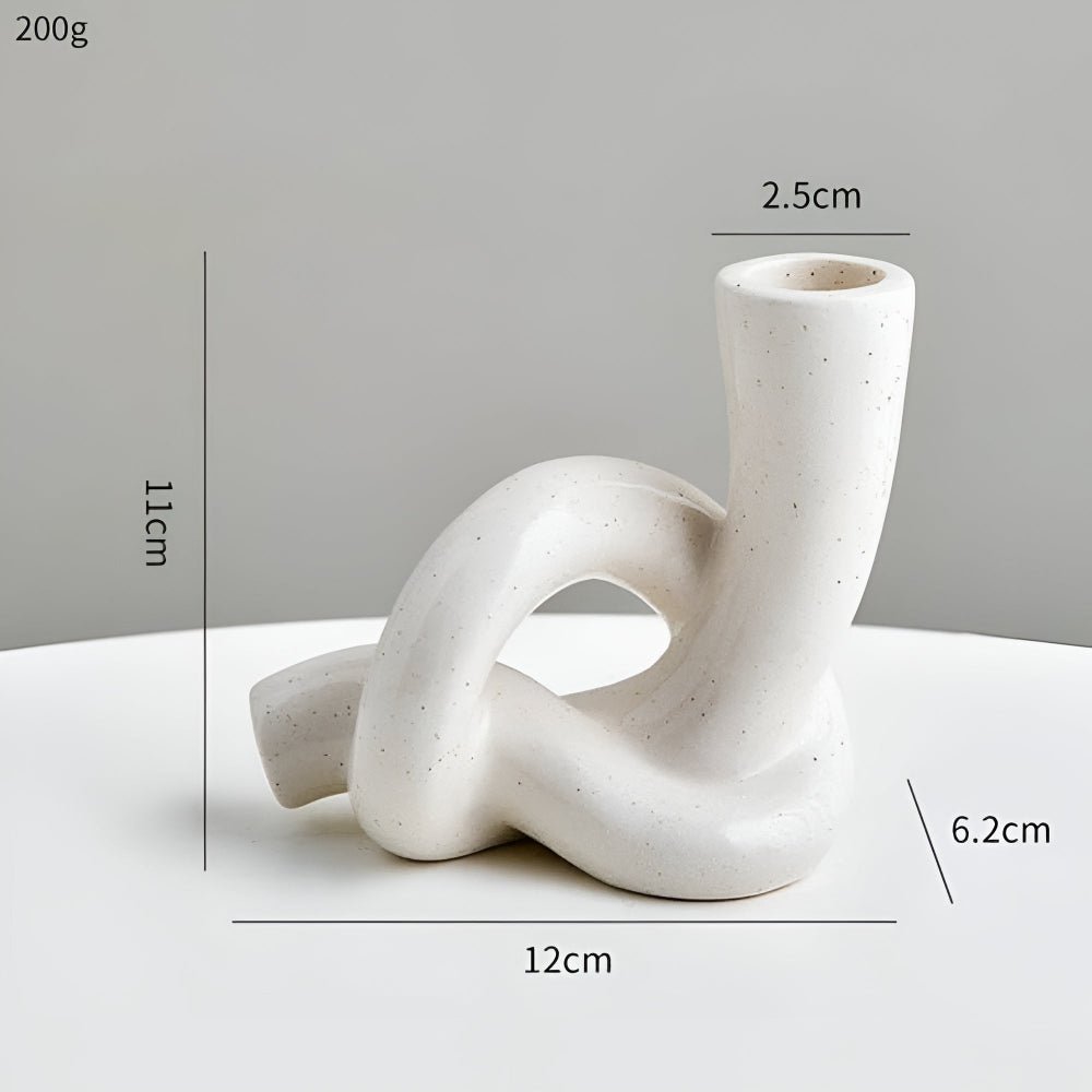 The Southern Atelier – Knot Ceramic Candle Holder - The Southern AtelierSKU_1755202230960_247
