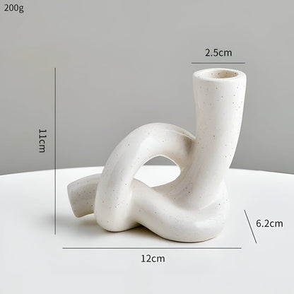 The Southern Atelier – Knot Ceramic Candle Holder - The Southern AtelierSKU_1755202230960_247