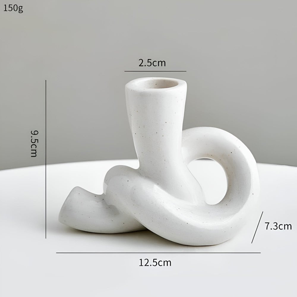 The Southern Atelier – Knot Ceramic Candle Holder - The Southern AtelierSKU_1755202230960_247