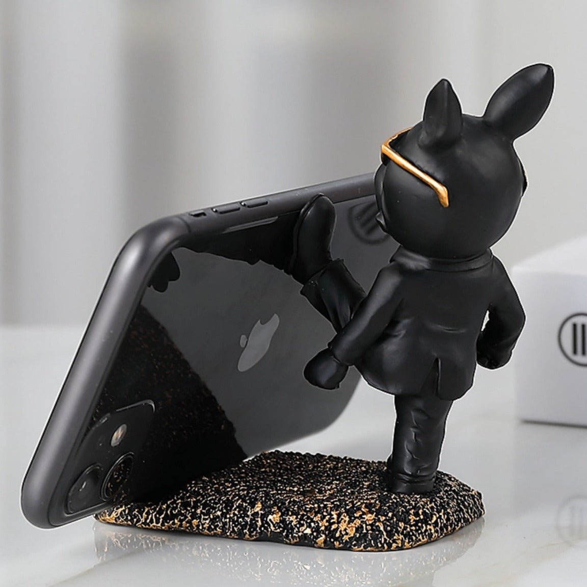The Southern Atelier – Kung Fu Bulldog Phone Stand - The Southern AtelierSKU_1758918159750_53