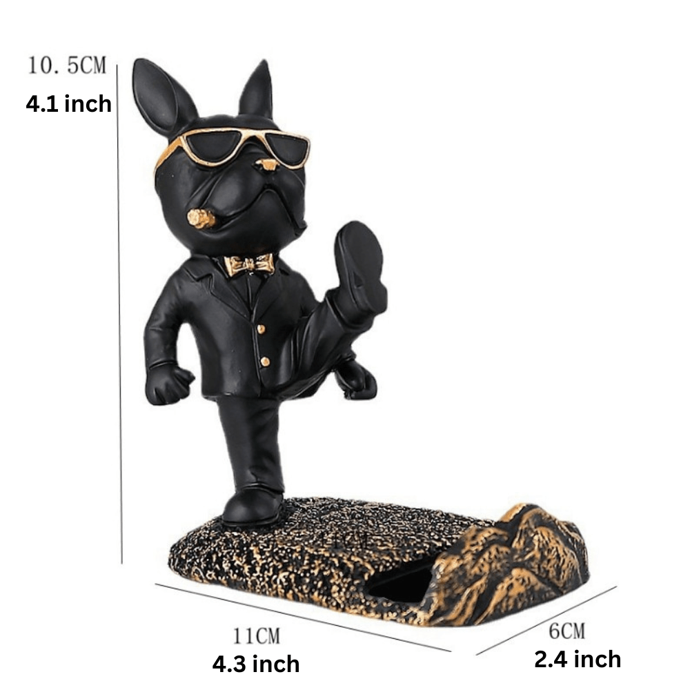 The Southern Atelier – Kung Fu Bulldog Phone Stand - The Southern AtelierSKU_1758918159750_53