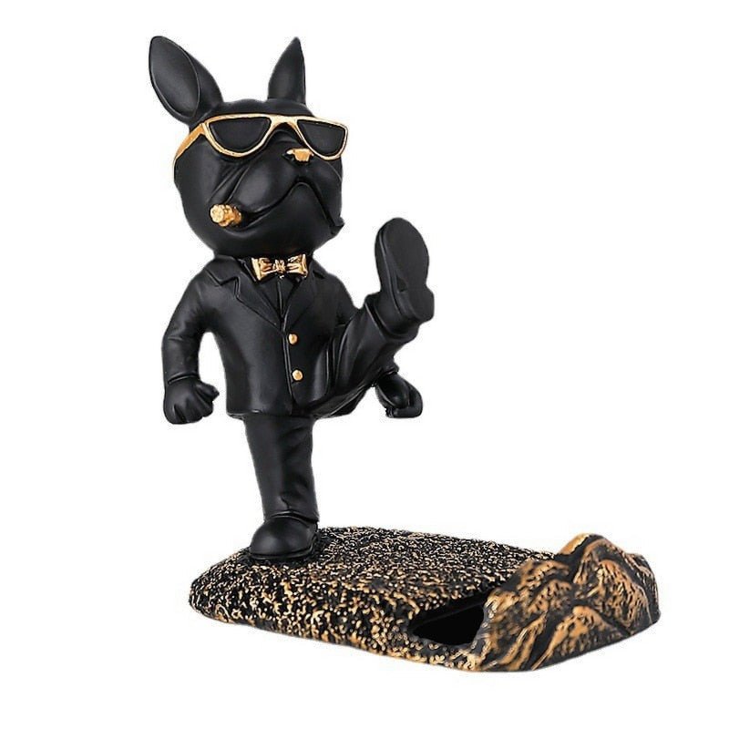 The Southern Atelier – Kung Fu Bulldog Phone Stand - The Southern AtelierSKU_1758918159750_53