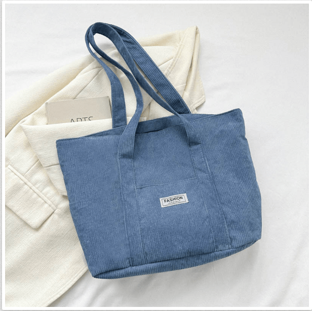 The Southern Atelier - Large Corduroy Tote Bag for Laptop, School, and Work - The Southern AtelierSKU_1786565993866_106