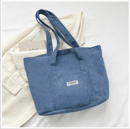 The Southern Atelier - Large Corduroy Tote Bag for Laptop, School, and Work - The Southern AtelierSKU_1786565993866_106
