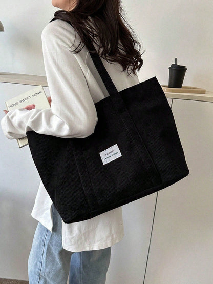 The Southern Atelier - Large Corduroy Tote Bag for Laptop, School, and Work - The Southern AtelierSKU_1786565993866_311