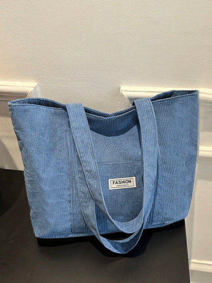 The Southern Atelier - Large Corduroy Tote Bag for Laptop, School, and Work - The Southern AtelierSKU_1786565993866_311
