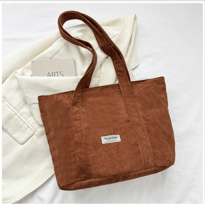 The Southern Atelier - Large Corduroy Tote Bag for Laptop, School, and Work - The Southern AtelierSKU_1786565993866_311