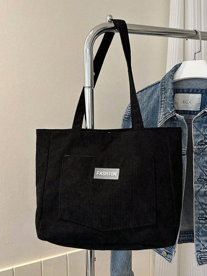 The Southern Atelier - Large Corduroy Tote Bag for Laptop, School, and Work - The Southern AtelierSKU_1786565993866_311
