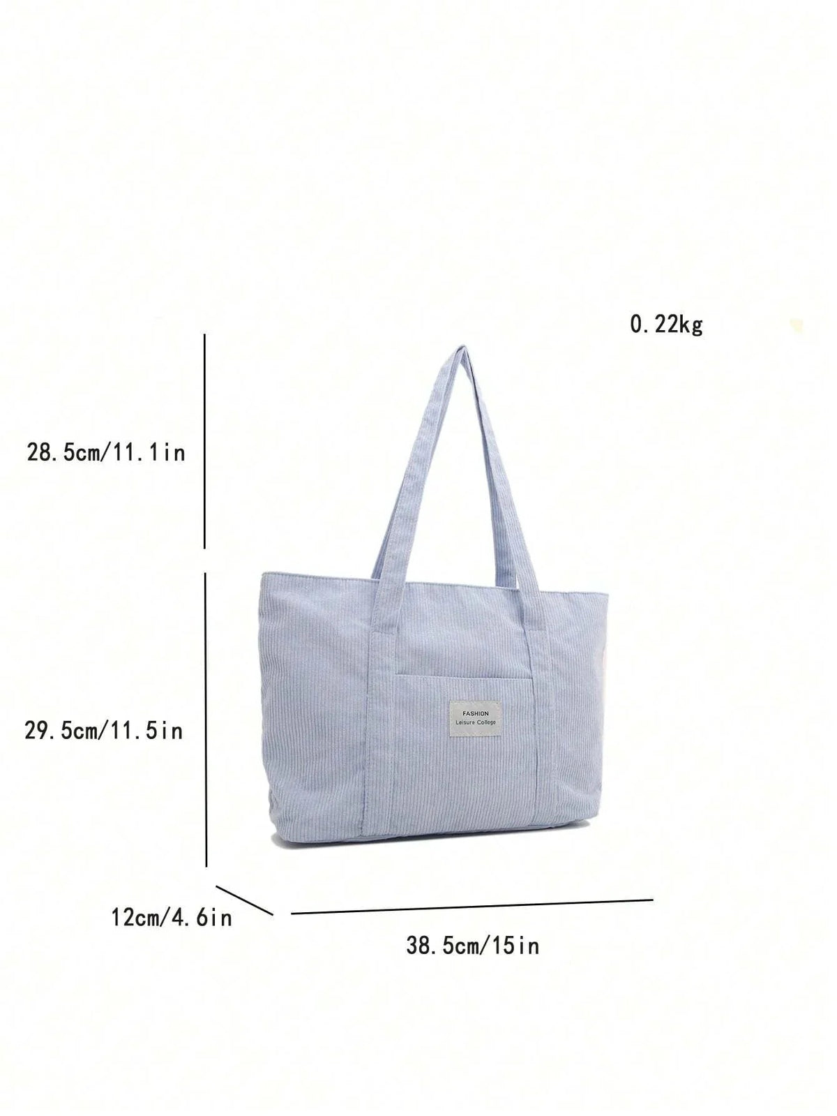 The Southern Atelier - Large Corduroy Tote Bag for Laptop, School, and Work - The Southern AtelierSKU_1786565993866_311