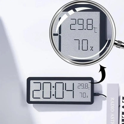 The Southern Atelier – LED Wall Clock with Temperature - The Southern AtelierSKU_1758918148340_402